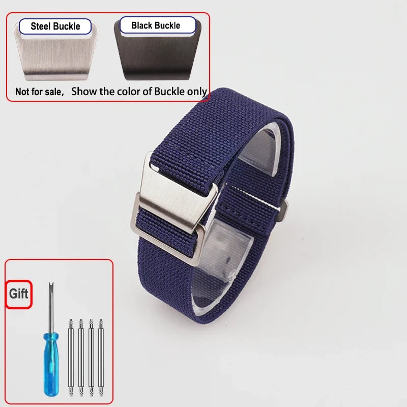 OnePlus Smartwatch Bands Nylon Elastic Parachute Fabric Watch Strap