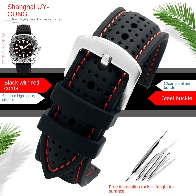 OnePlus Smartwatch Bands Soft Silicone Waterproof Sports Watch Strap