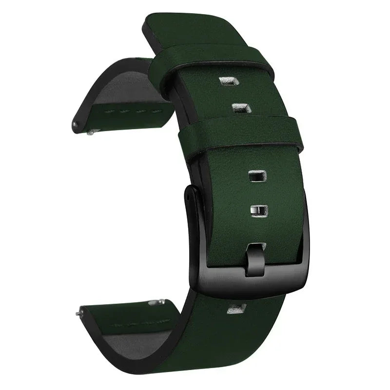 Motorola Moto Watch Bands - Quick Release Leather Smartwatch Straps
