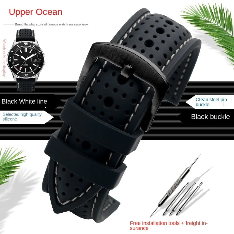 OnePlus Smartwatch Bands Soft Silicone Waterproof Sports Watch Strap
