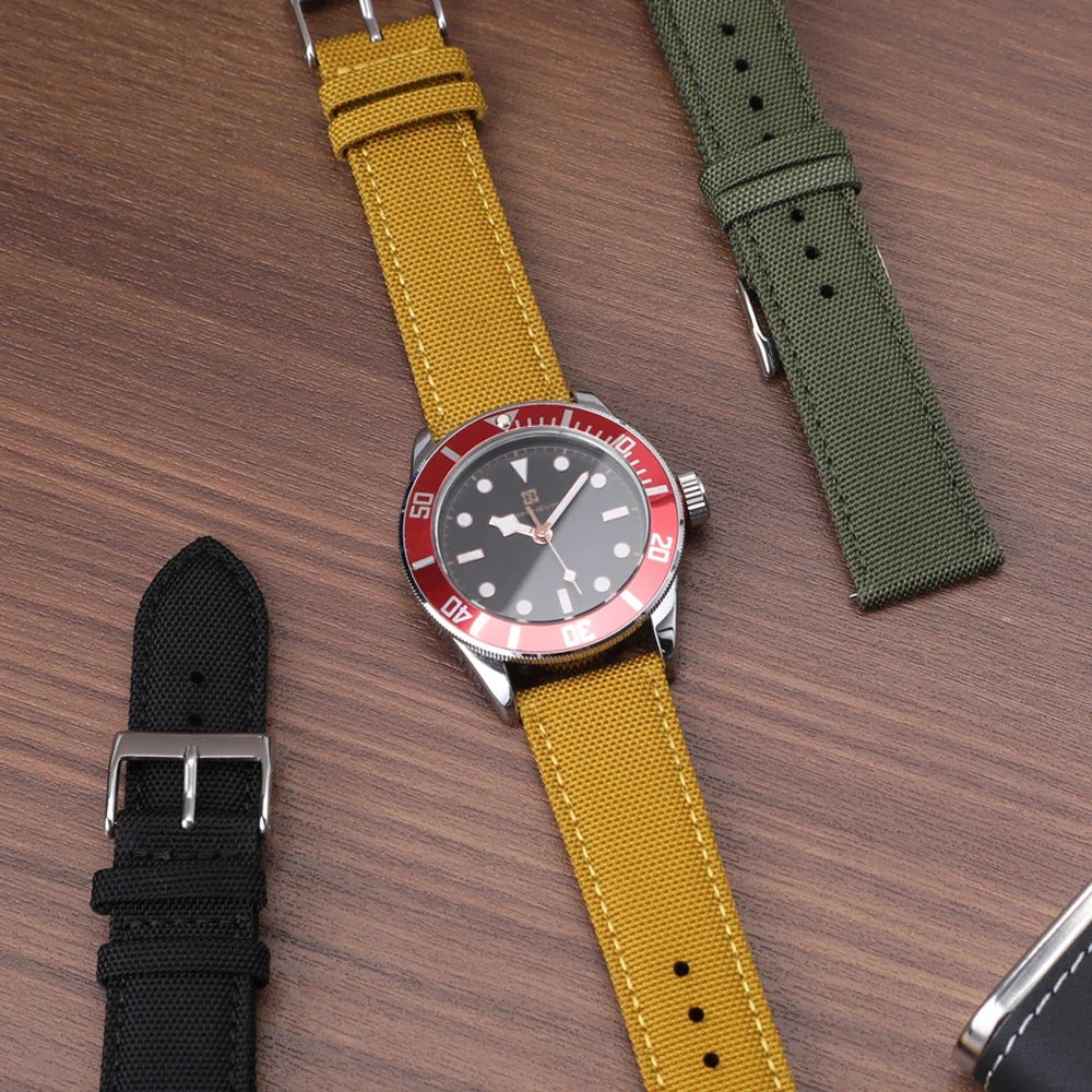 COROS Nylon Sailcloth Watch Bands - Quick Release Strap Waterproof Sport