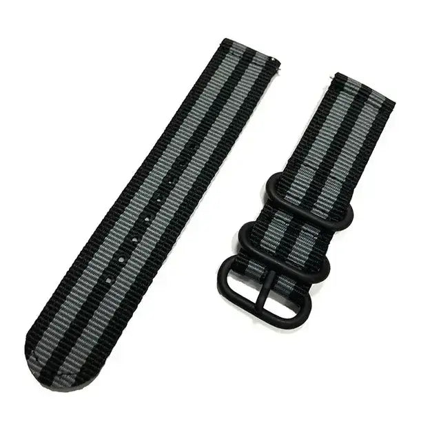 Amazfit Nylon Sport Watch Band (Steel Buckle) – Fits Amazfit GTR/GTS/T-Rex/Bip Series (20/22mm)