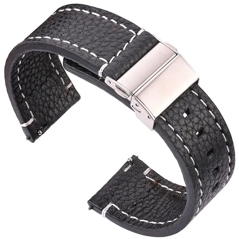 Amazfit Leather Watch Bands Genuine Cowhide Replacement Strap for Smartwatch