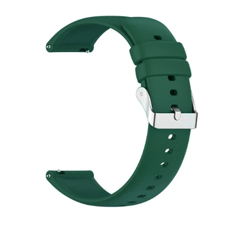 Motorola Moto Watch Bands Silicone Replacement Strap with Metal Buckle