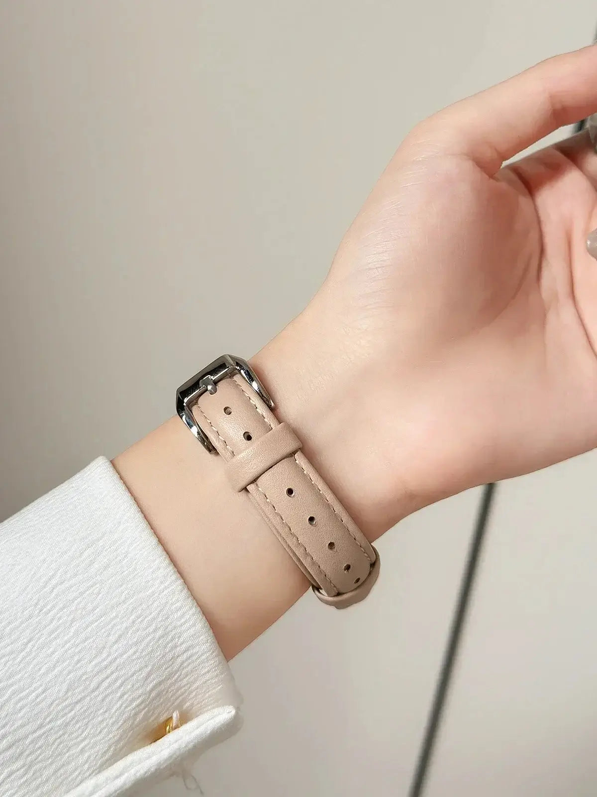 Amazfit Slim Leather Watch Bands Replacement for Smartwatches