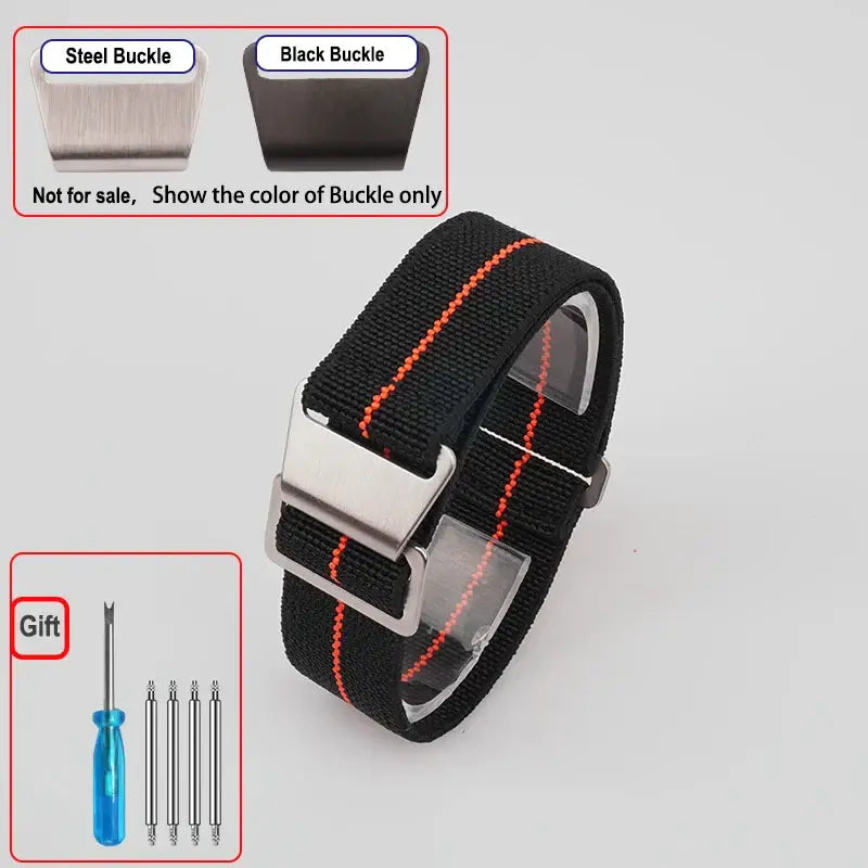 Amazfit Nylon Elastic Watch Band (One Size) – Fits Amazfit GTR/GTS/T-Rex/Bip Series (20/22mm)