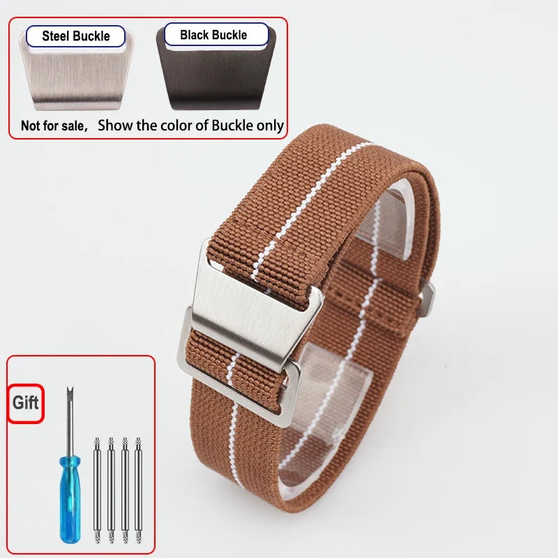 OnePlus Smartwatch Bands Nylon Elastic Parachute Fabric Watch Strap