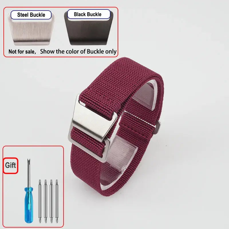 Amazfit Nylon Elastic Watch Band (One Size) – Fits Amazfit GTR/GTS/T-Rex/Bip Series (20/22mm)