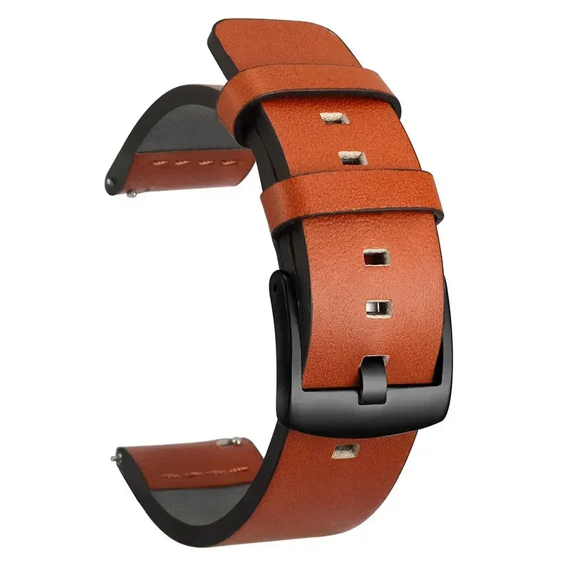Motorola Moto Watch Bands - Quick Release Leather Smartwatch Straps