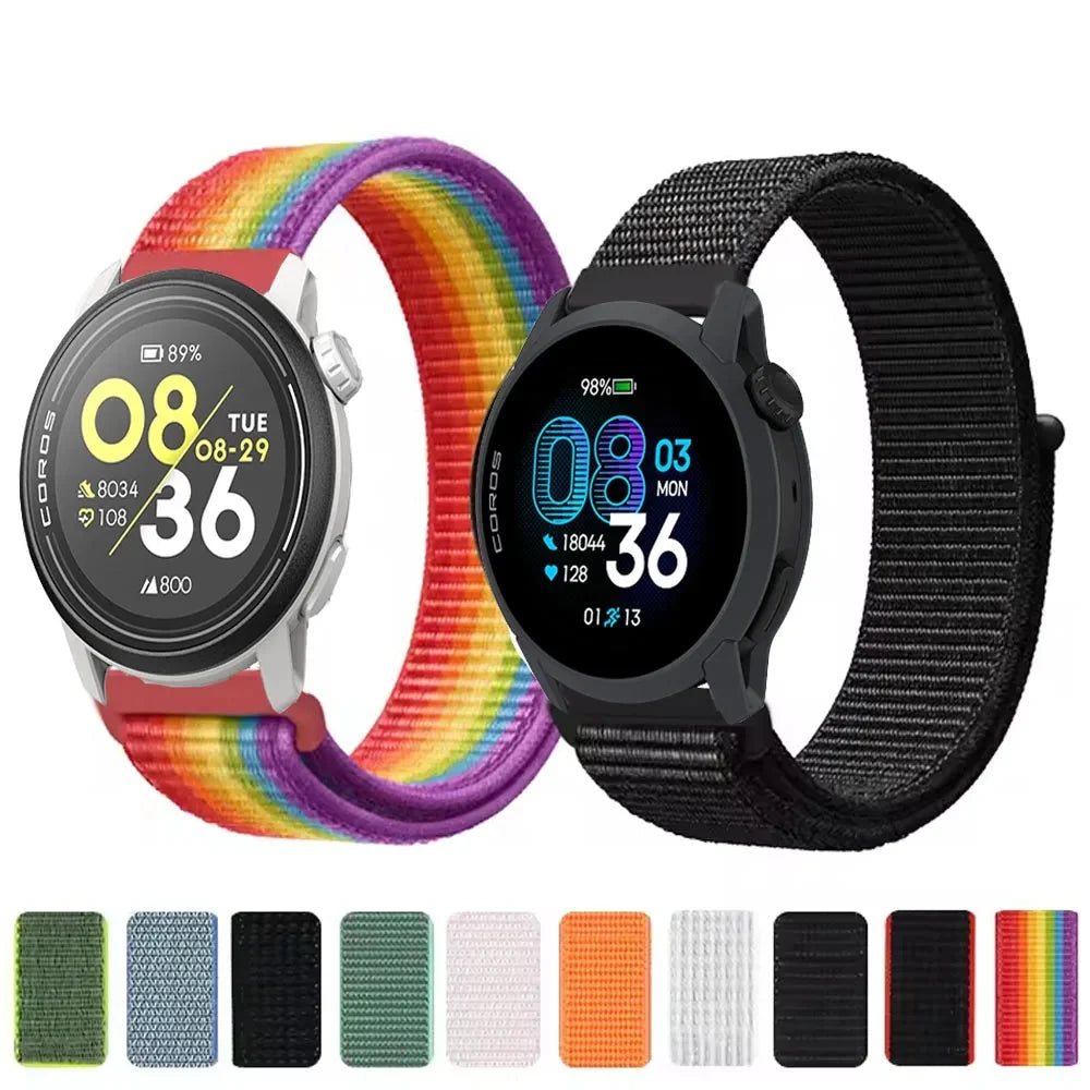 Motorola Moto Watch Bands Nylon Loop Smartwatch Adjustable Strap