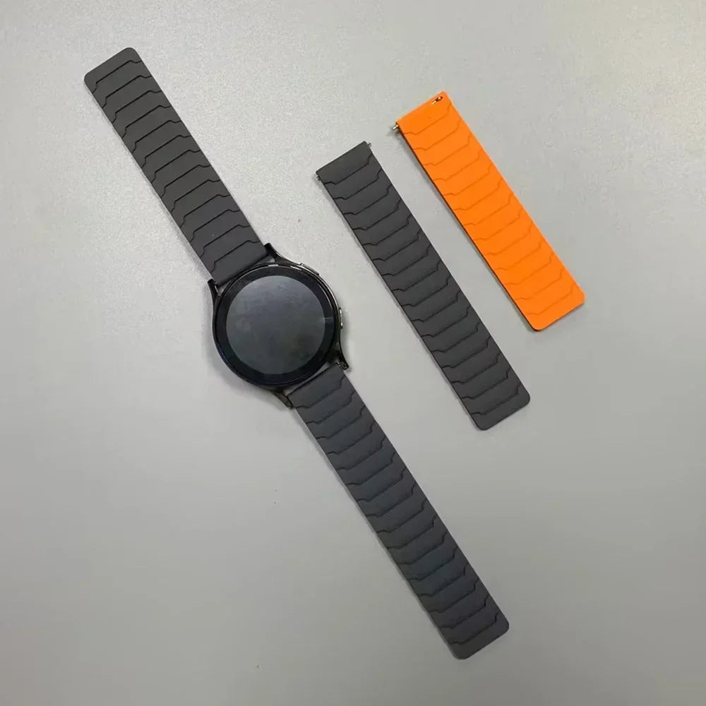 OnePlus Smartwatch Bands, Magnetic Silicone Loop Sport Watch Band Strap