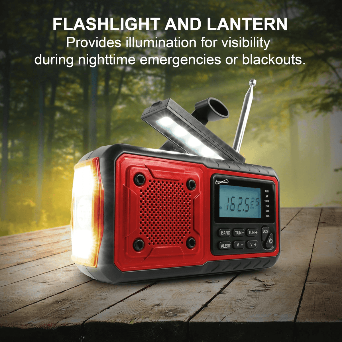 Supersonic Guardian Multi-Powered Emergency Radio with NOAA - additional product photo