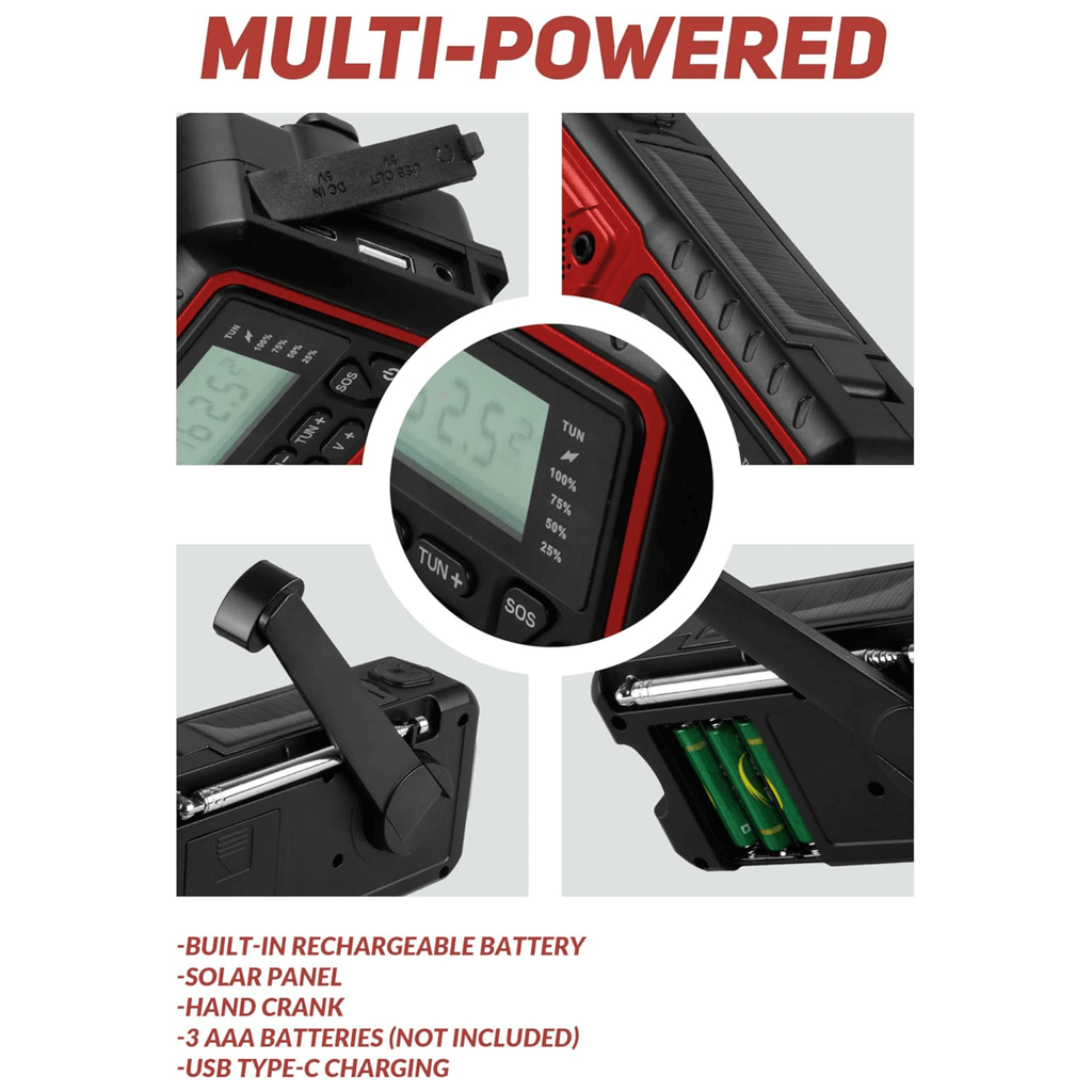 Supersonic Guardian Multi-Powered Emergency Radio with NOAA - additional product photo