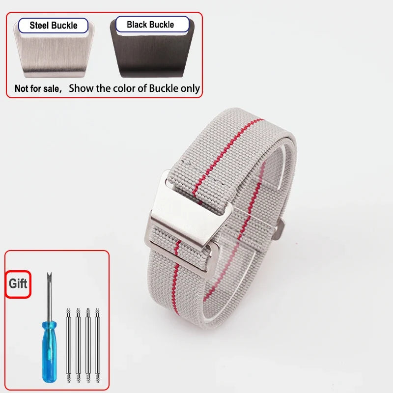 OnePlus Smartwatch Bands Nylon Elastic Parachute Fabric Watch Strap