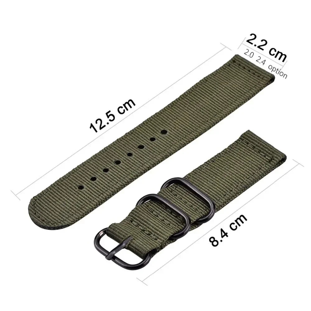 COROS Nylon Sport Watch Bands - Nylon Strap with Stainless Buckle
