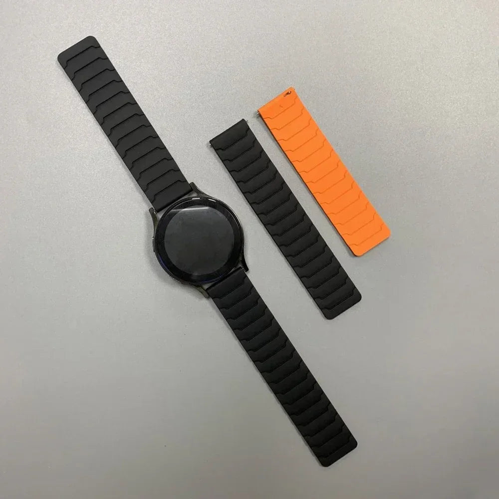 OnePlus Smartwatch Bands, Magnetic Silicone Loop Sport Watch Band Strap