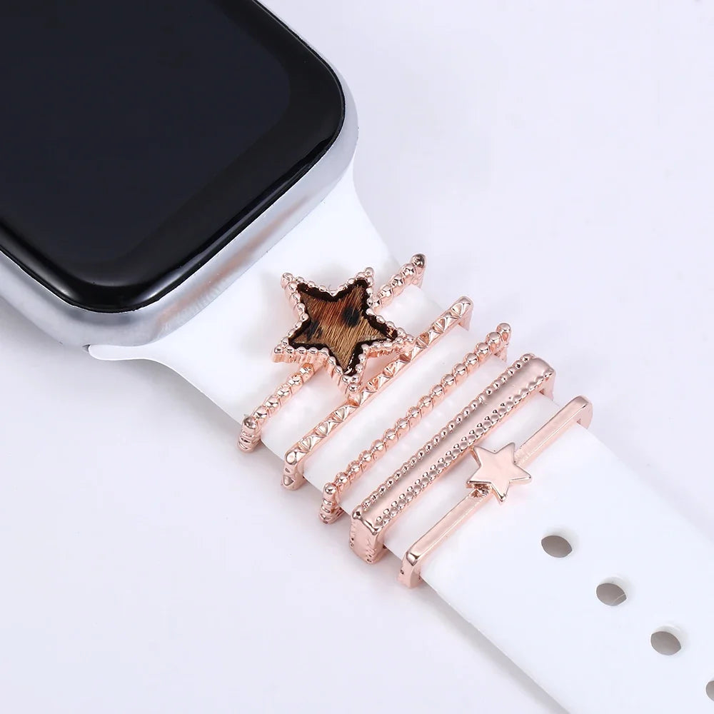 Decorative Metal Charms For Apple Watch Bands