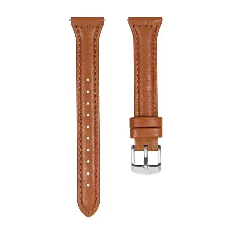 Amazfit Slim Leather Watch Band – Fits Amazfit GTR/GTS/T-Rex/Bip Series (20/22mm)