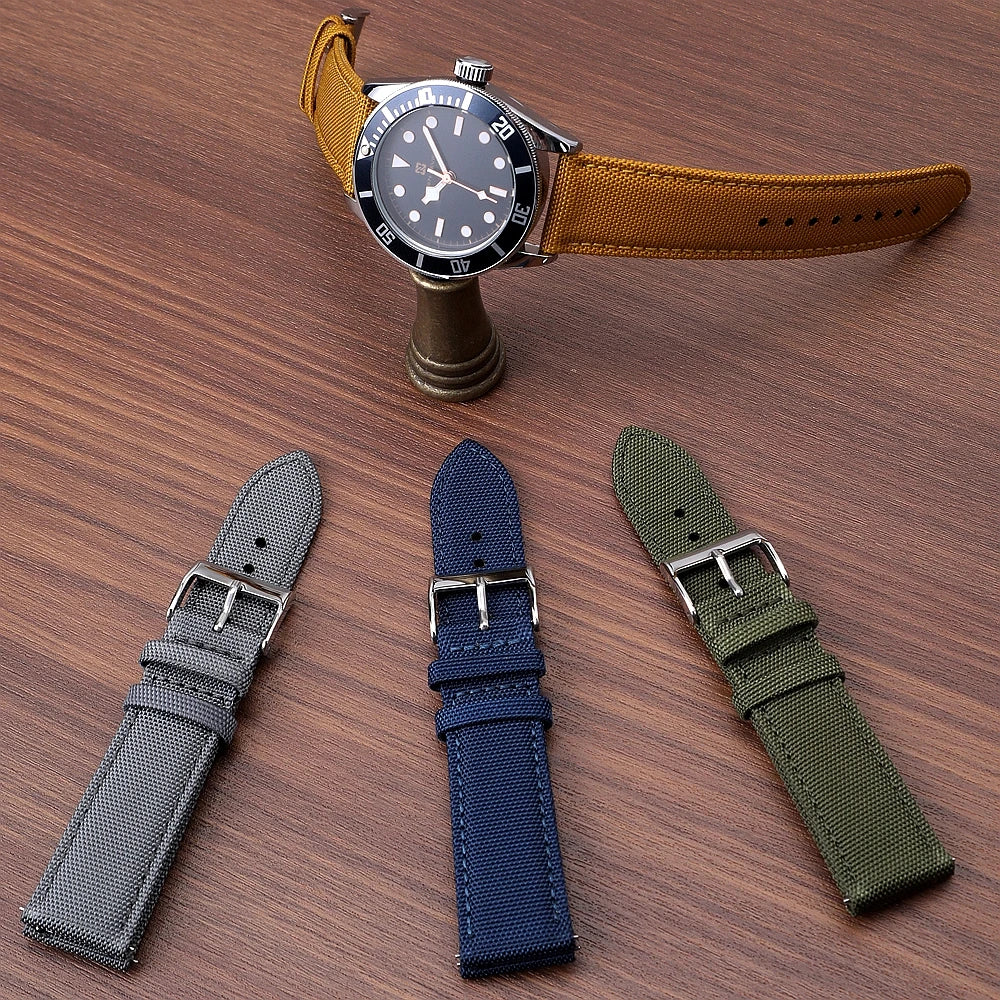 COROS Nylon Sailcloth Watch Bands - Quick Release Strap Waterproof Sport