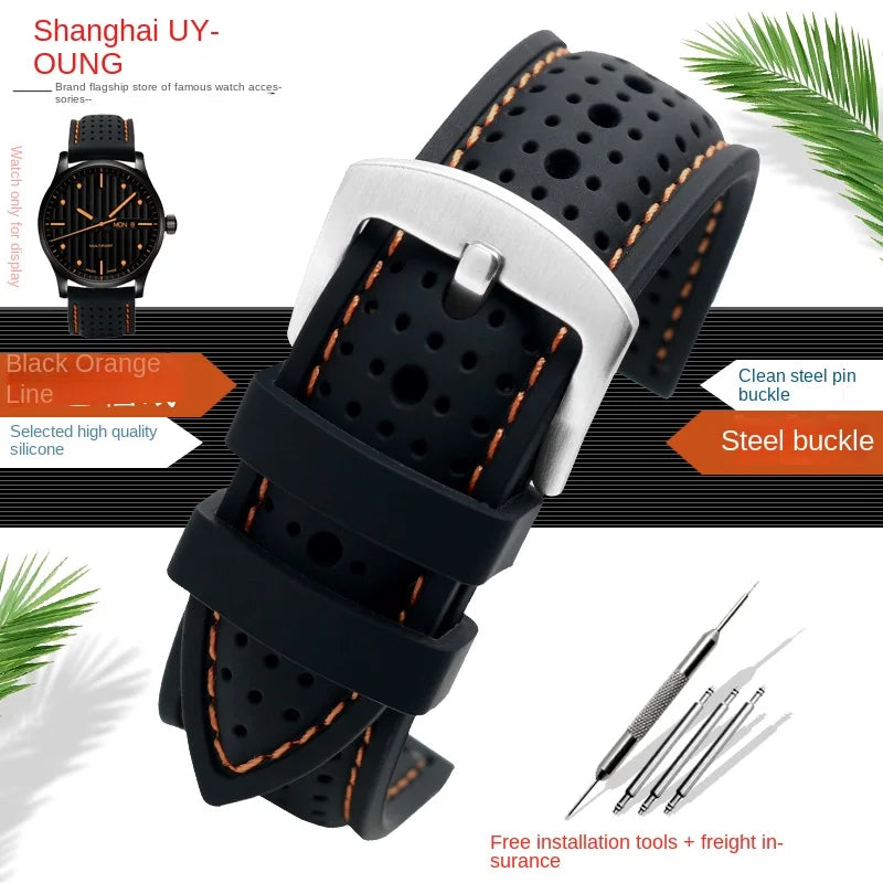 OnePlus Smartwatch Bands Soft Silicone Waterproof Sports Watch Strap