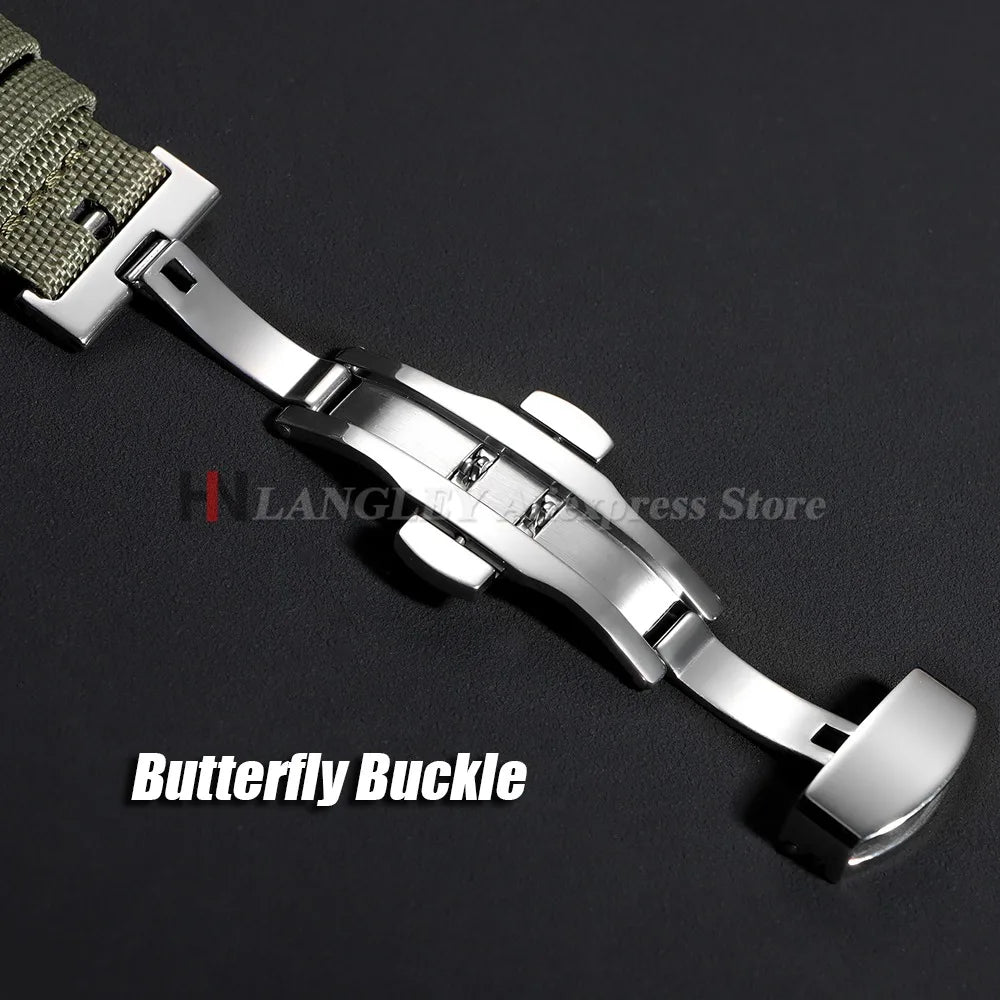 OnePlus Smartwatch Bands Quick Release Sailcloth Nylon Watch Straps