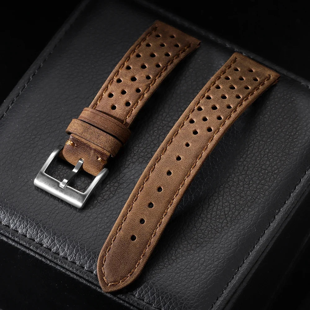Polar Leather Watch Bands For Polar Smartwatch - Unisex Vintage Calfskin Strap