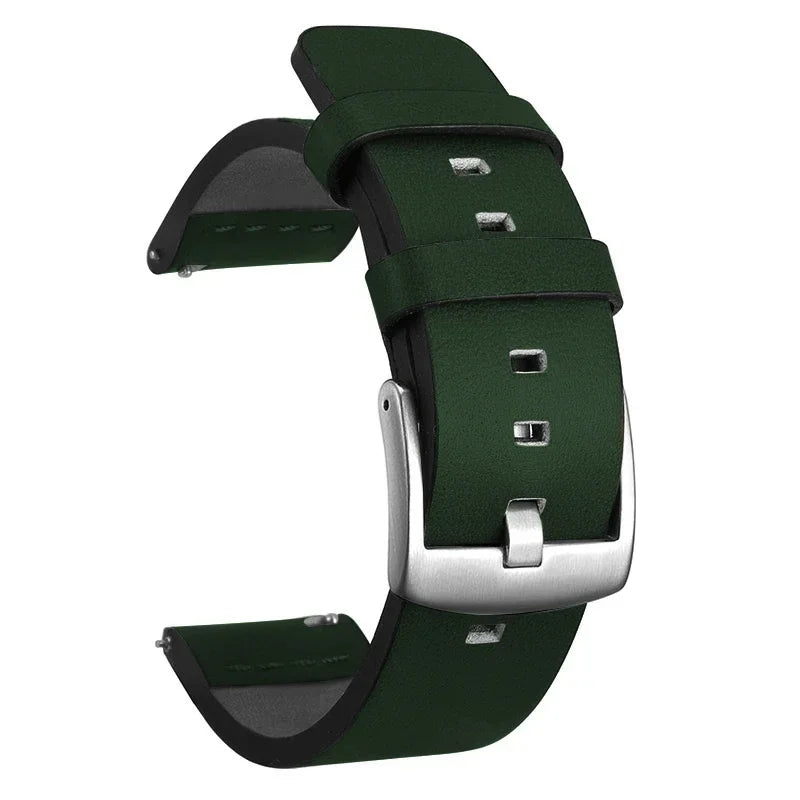 Motorola Moto Watch Bands - Quick Release Leather Smartwatch Straps