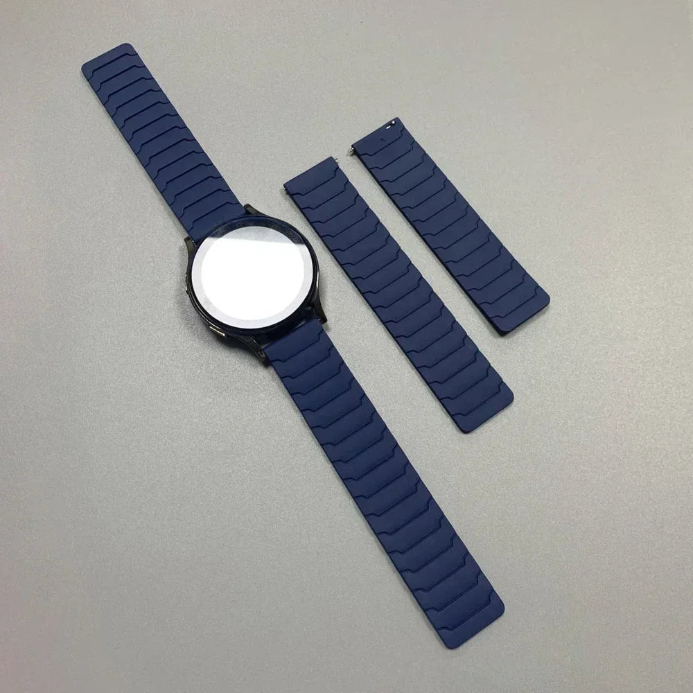 OnePlus Smartwatch Bands, Magnetic Silicone Loop Sport Watch Band Strap