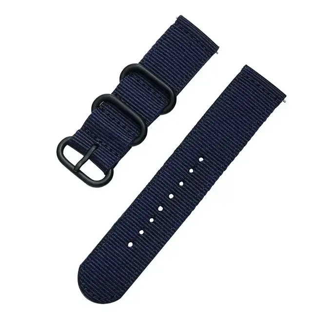Amazfit Nylon Sport Watch Band (Steel Buckle) – Fits Amazfit GTR/GTS/T-Rex/Bip Series (20/22mm)