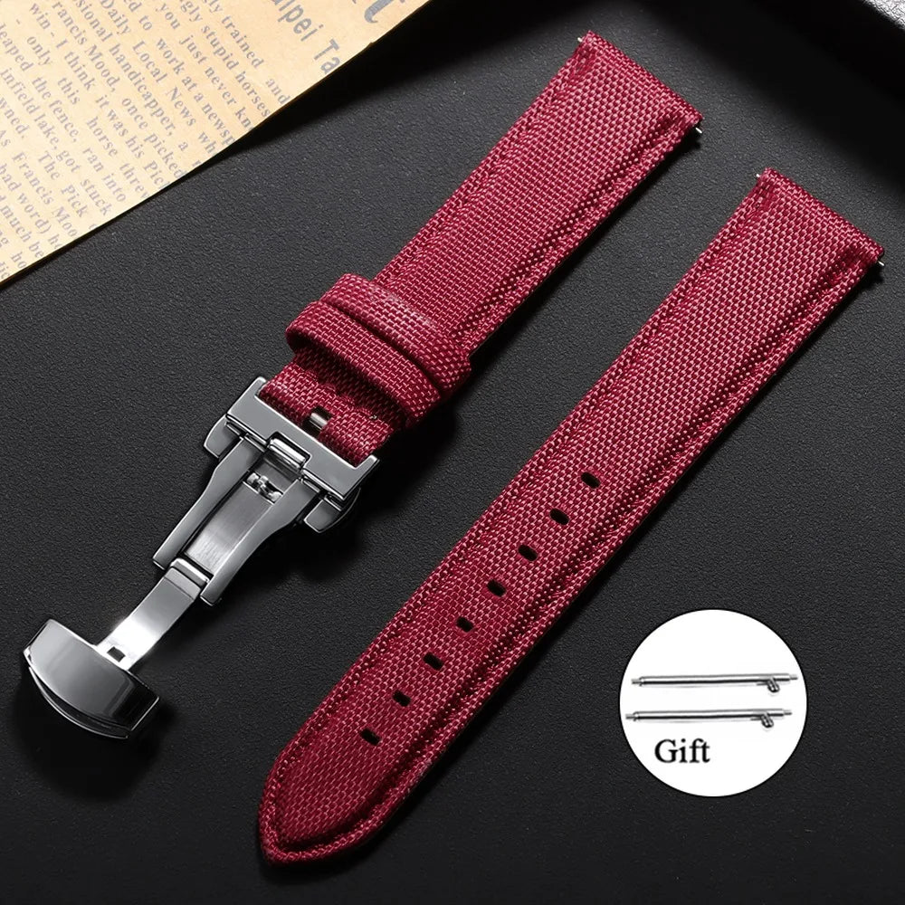 OnePlus Smartwatch Bands Quick Release Sailcloth Nylon Watch Straps