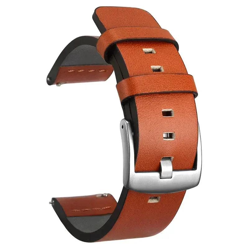 Motorola Moto Watch Bands - Quick Release Leather Smartwatch Straps