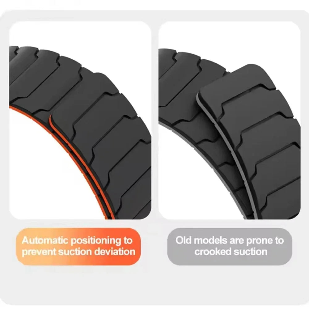 OnePlus Smartwatch Bands, Magnetic Silicone Loop Sport Watch Band Strap