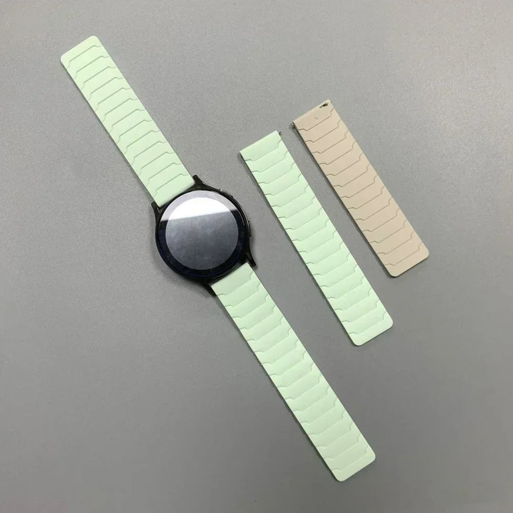 OnePlus Smartwatch Bands, Magnetic Silicone Loop Sport Watch Band Strap