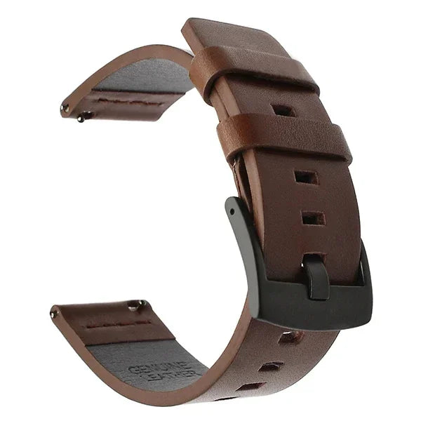 Motorola Moto Watch Bands - Quick Release Leather Smartwatch Straps