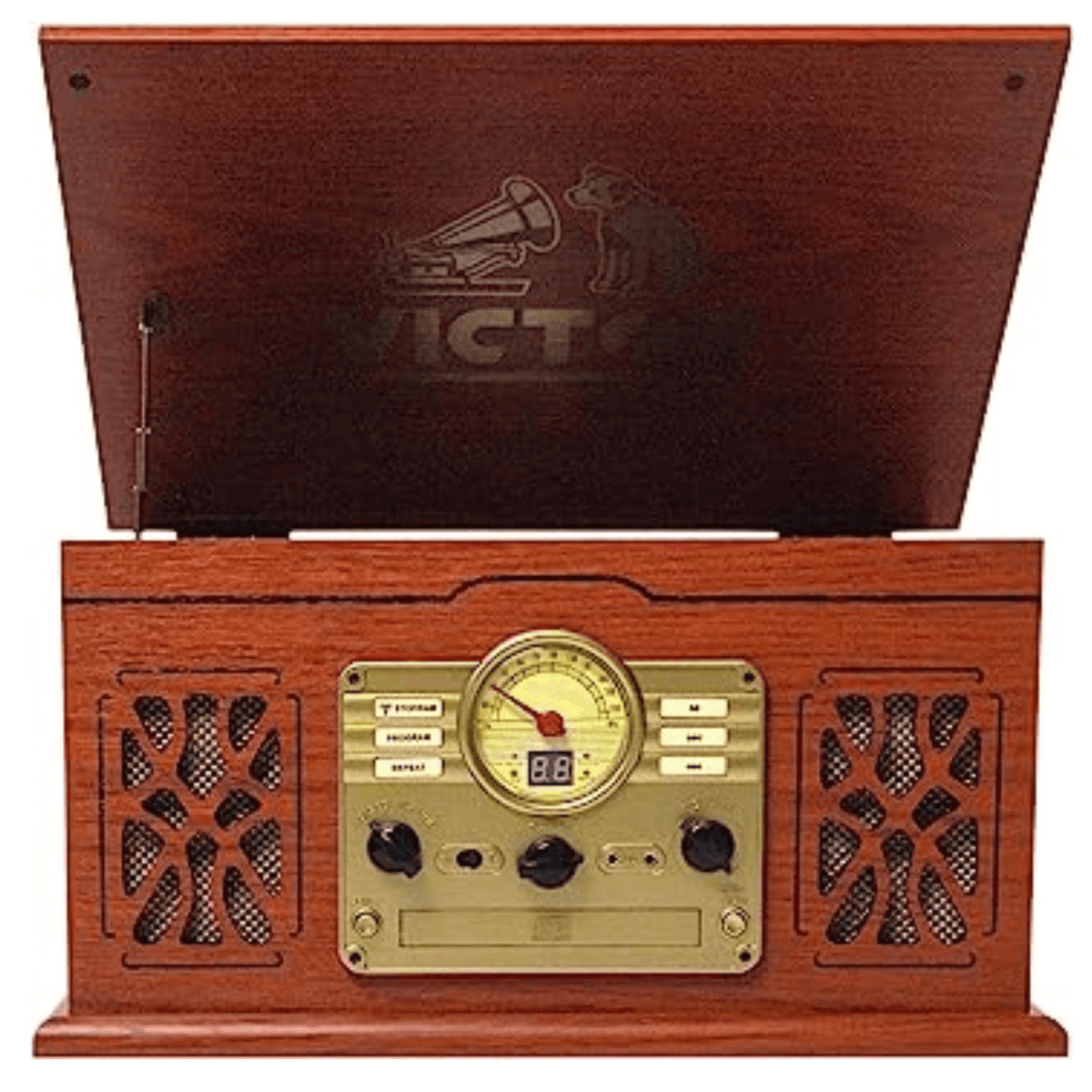 Victor State 7-in-1 Wood Music Center - additional product photo