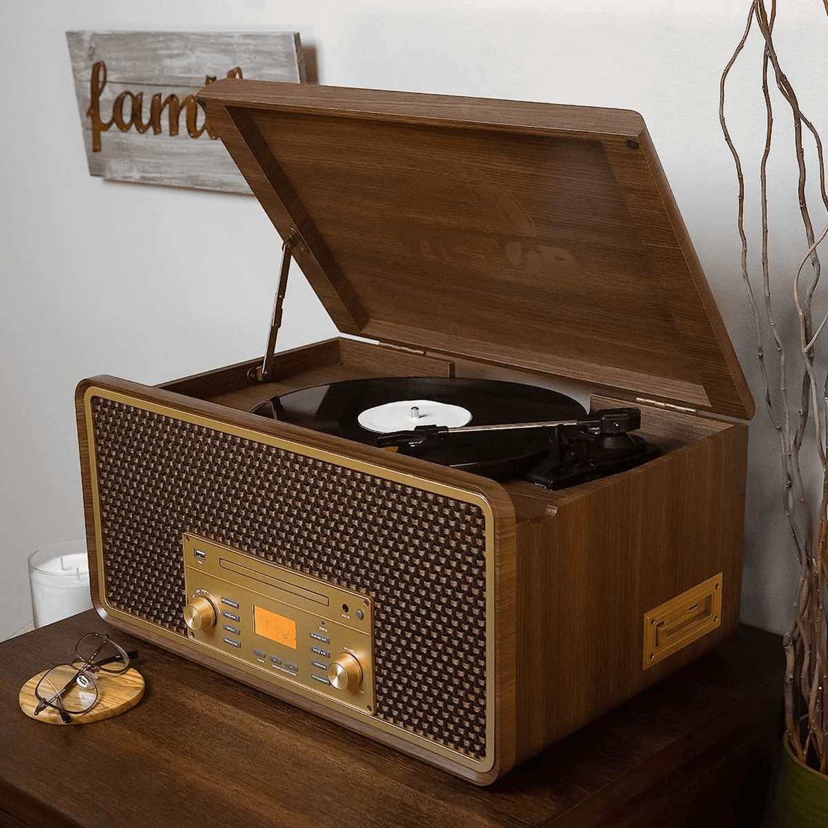 Victor Monument 8-in-1 Wood Music Center - additional product photo