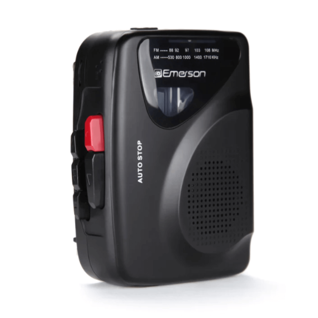 Emerson Portable Cassette Player & Recorder w AM/FM Radio and Built-In Speaker