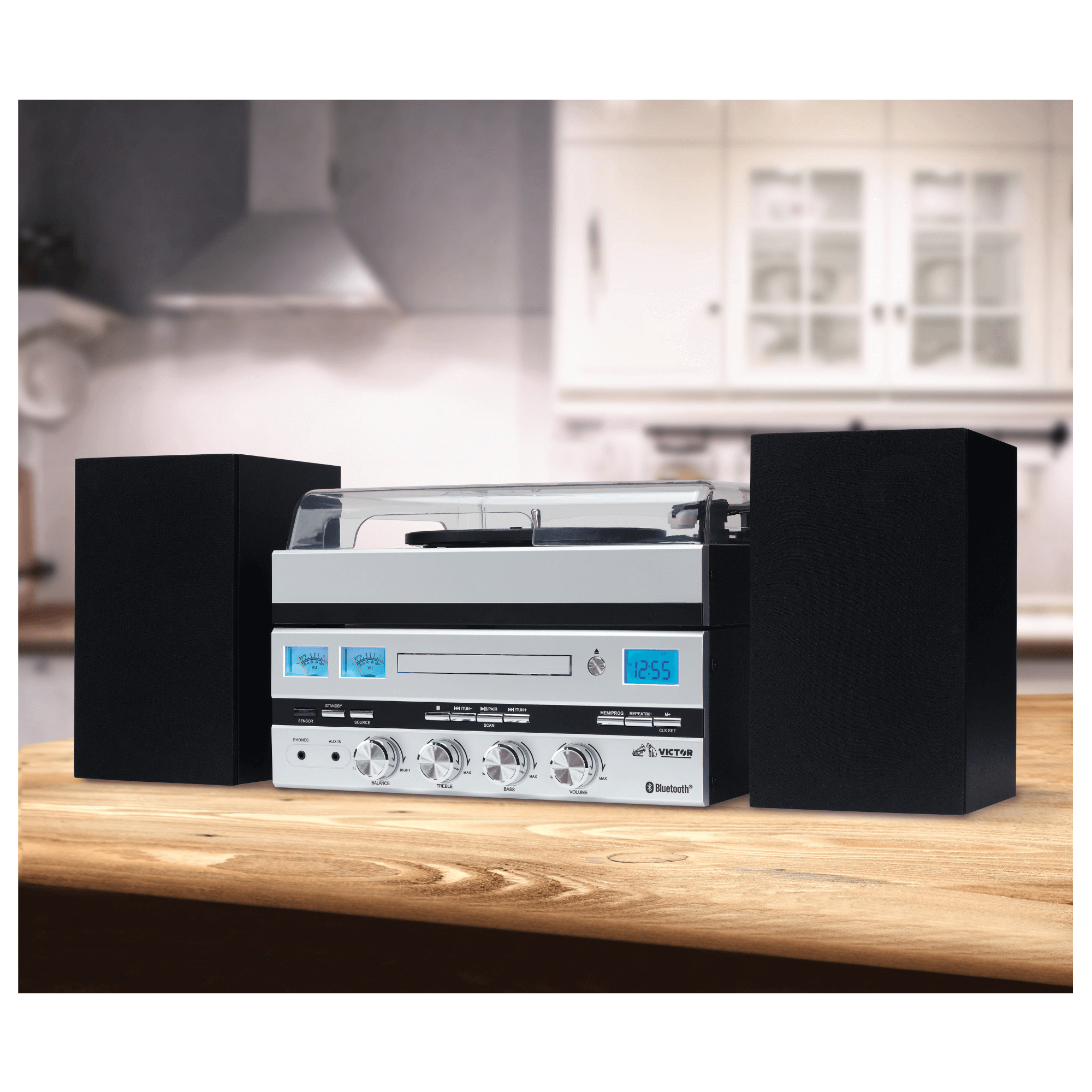 Victor Geneva 5-in-1 Desktop Music Center - Refurbished