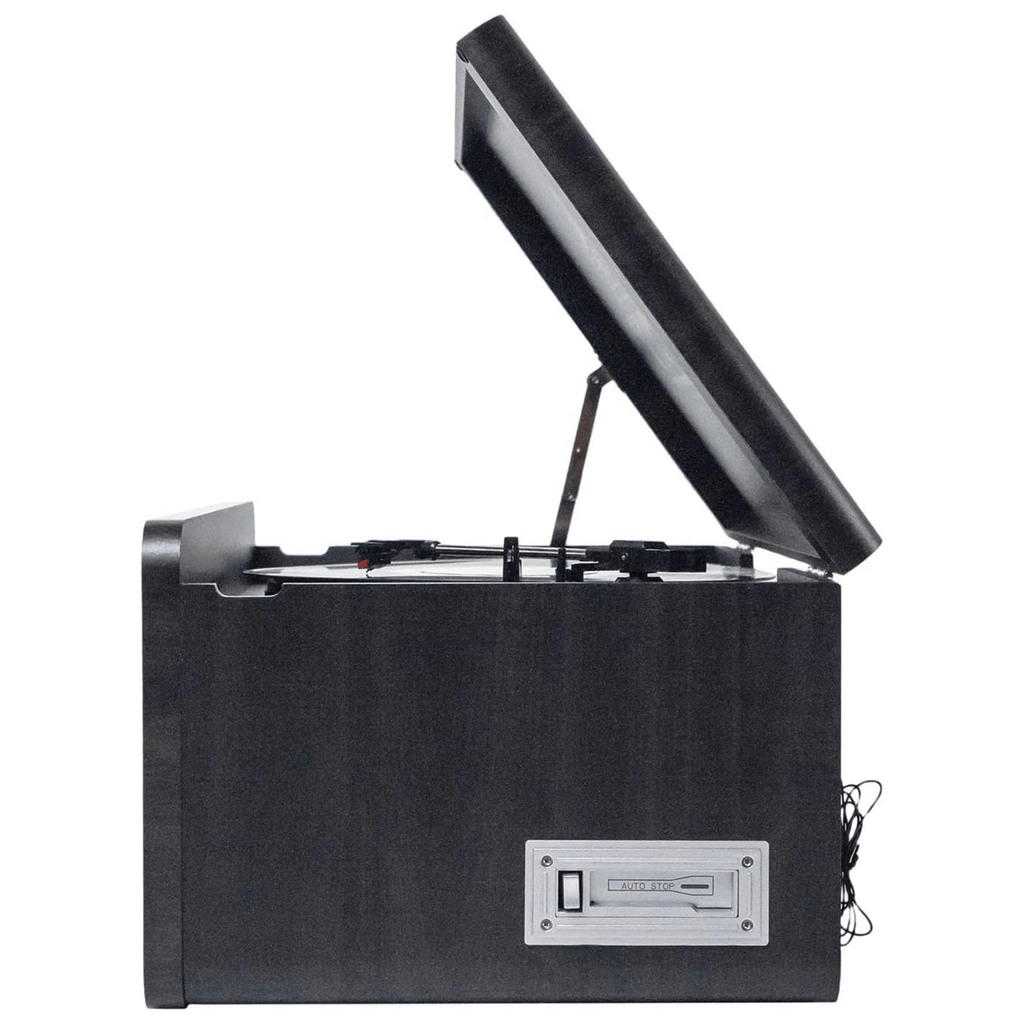 Victor Monument 8-in-1 Wood Music Center Graphite Refurbished - additional product photo