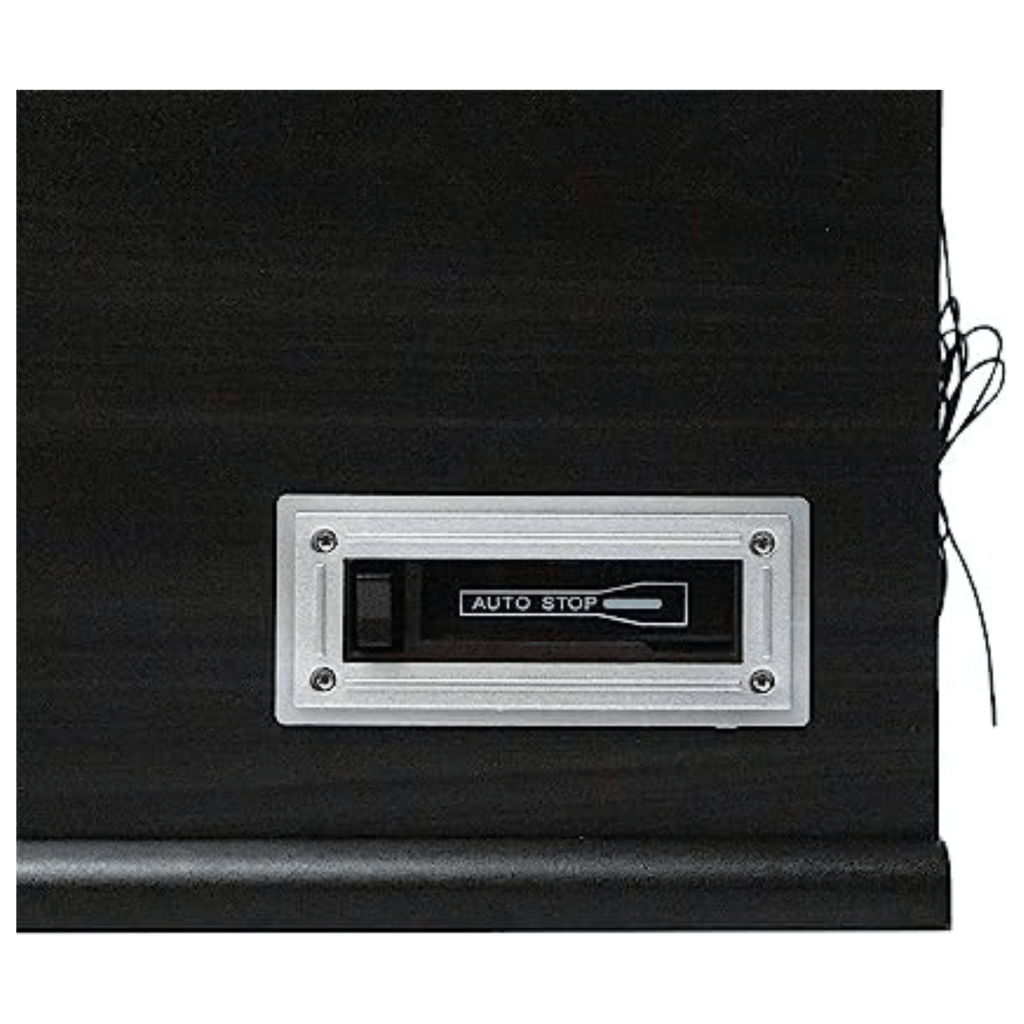 Victor State 7-in-1 Wood Music Center Graphite - Refurbished