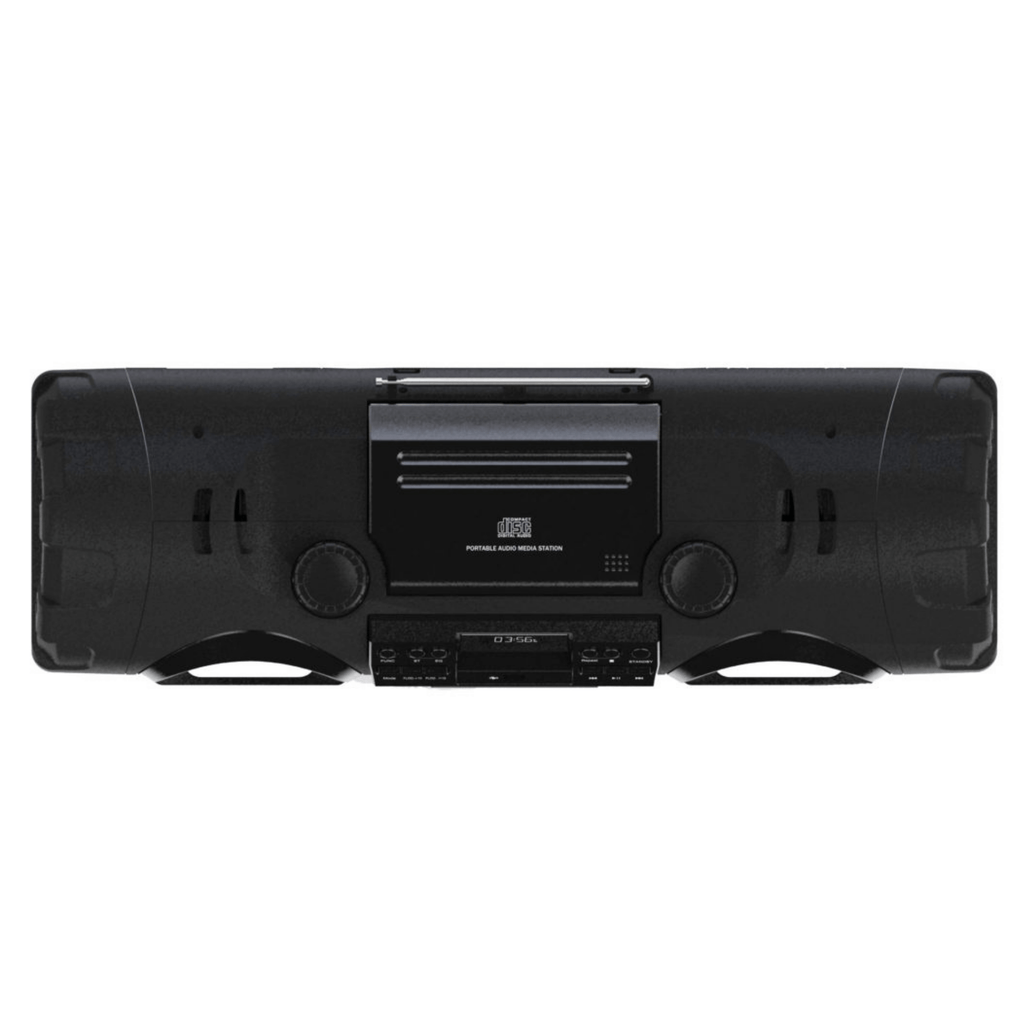 Naxa MP3/CD Bass Reflex Bluetooth Boombox - Refurbished - additional product photo