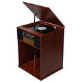 Victor Boyleston 7-in-1 3-Speed Turntable Music Center Mahogany - Refurbished
