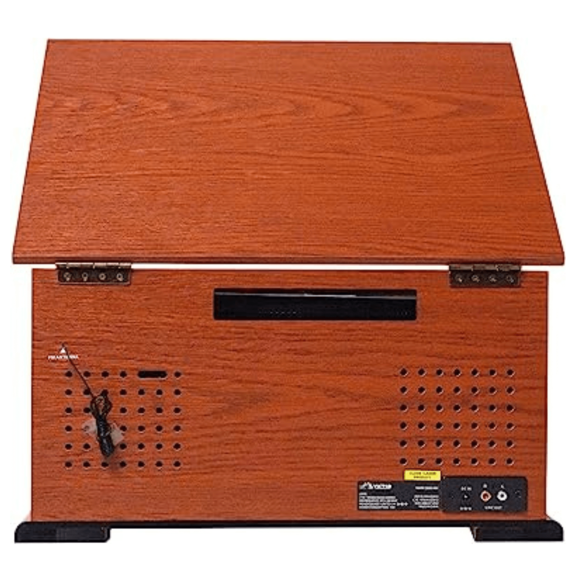 Victor State 7-in-1 Wood Music Center Mahogany - Refurbished