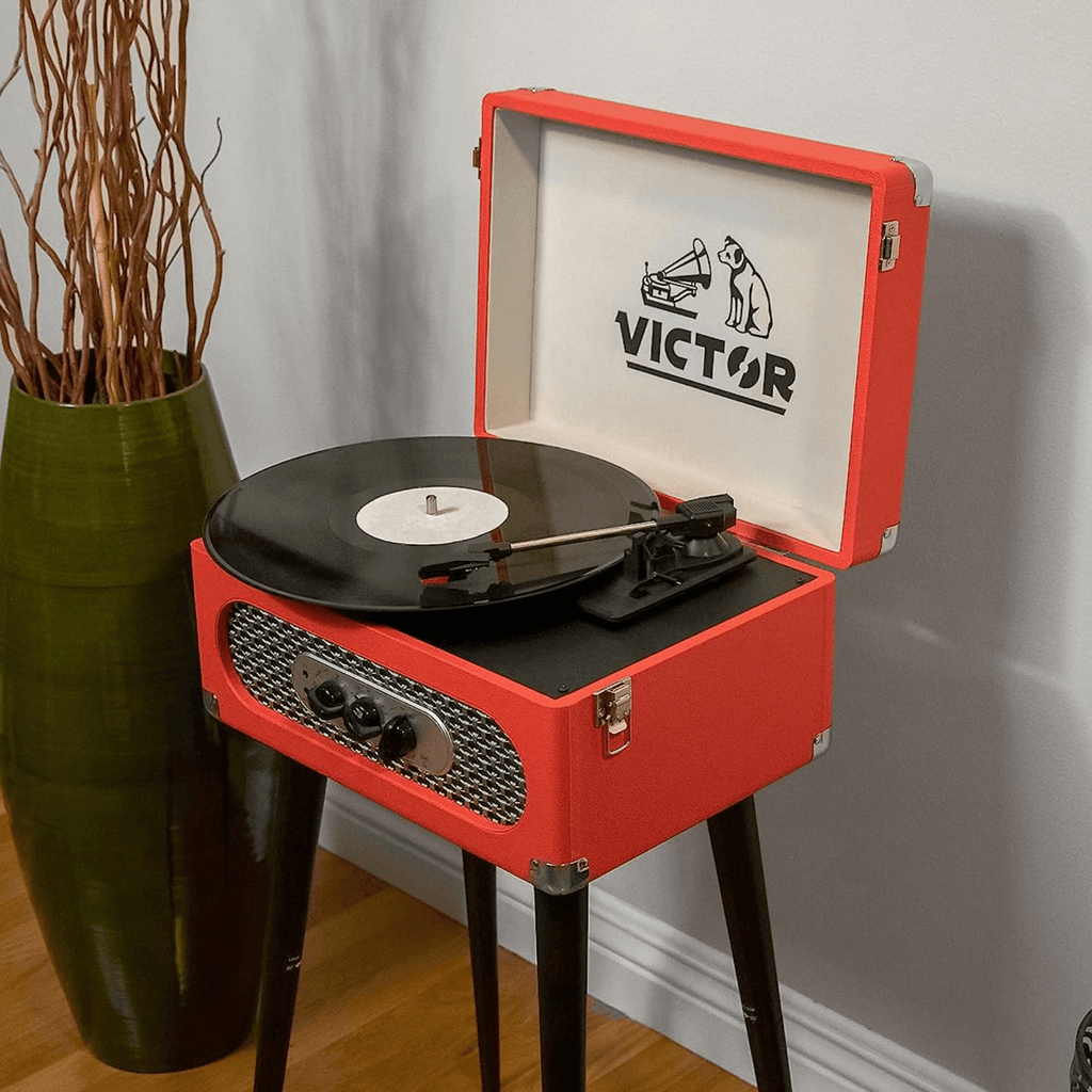 Victor Andover 5-in-1 Music Center Red - Refurbished