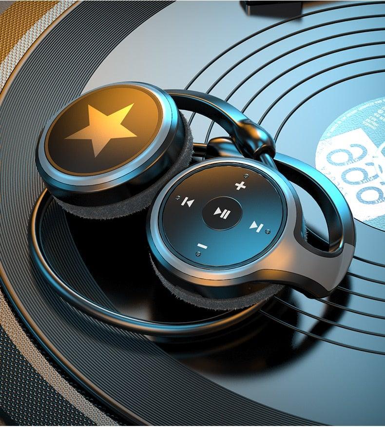 Stevvex Wireless Sport Earbuds with FM Radio & Built-In Memory