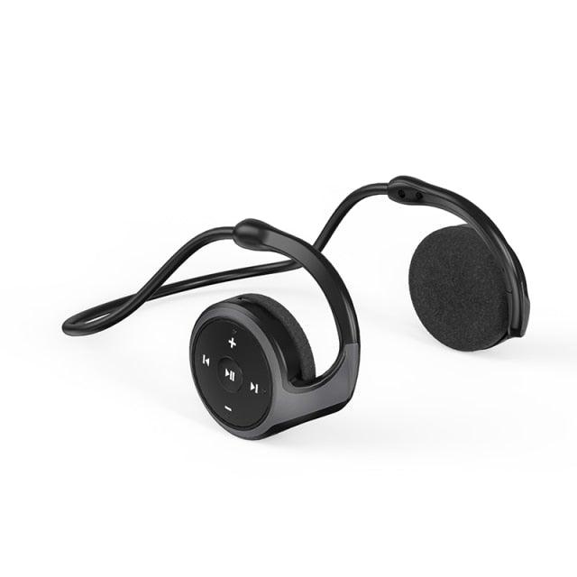 Stevvex Wireless Sport Earbuds with FM Radio & Built-In Memory