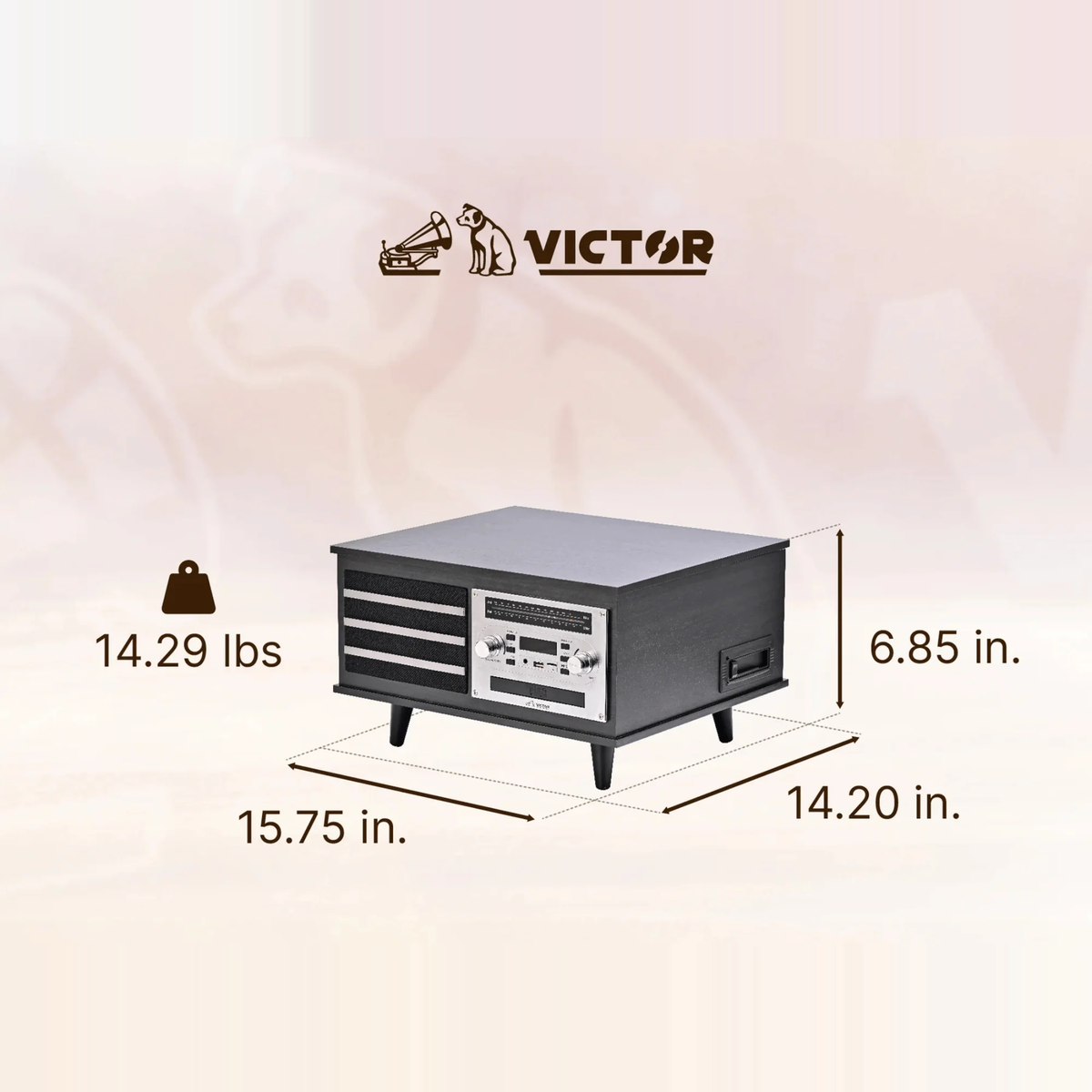Victor Monroe 8-in-1 Music Center